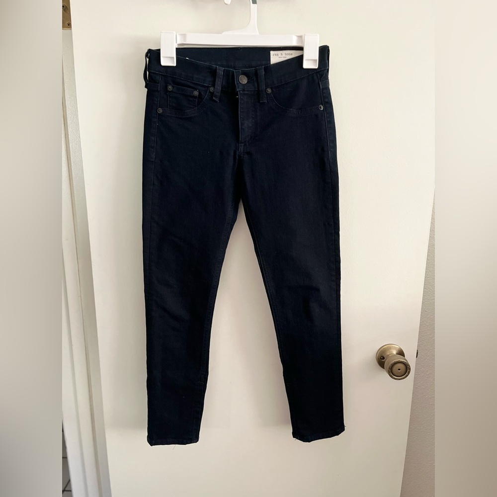 Rag & bone skinny cropped low rise jeans size 26